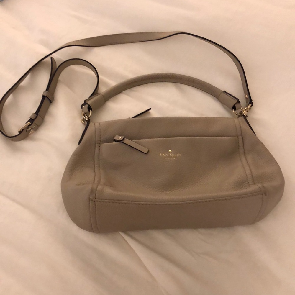Grey Kate Spade Purse